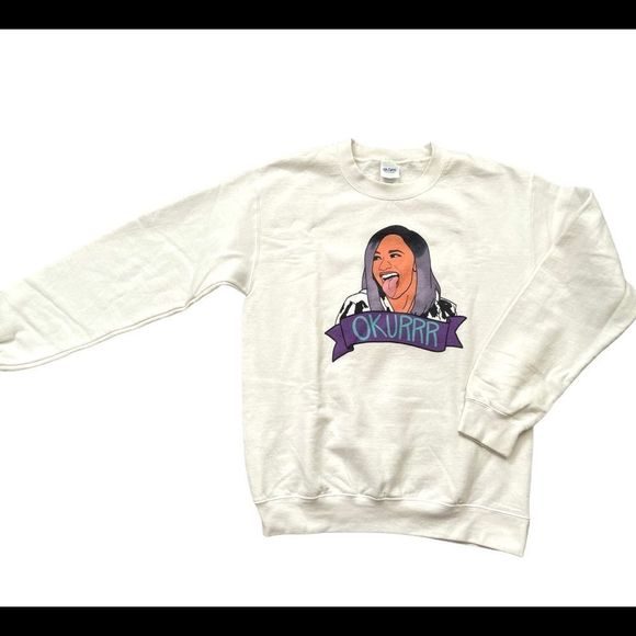 2 for $10! Cardi B Okurrrrr crew neck sweater crewneck - Picture 1 of 2